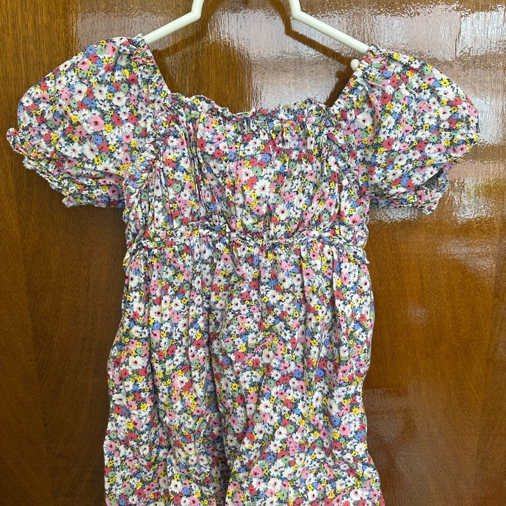 GAP Baby Floral Dress with Puff Sleeves - Picture 6 of 6